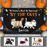 All Visitors Must Be Approved By The Cats Personalized Doormat DM-NB1769